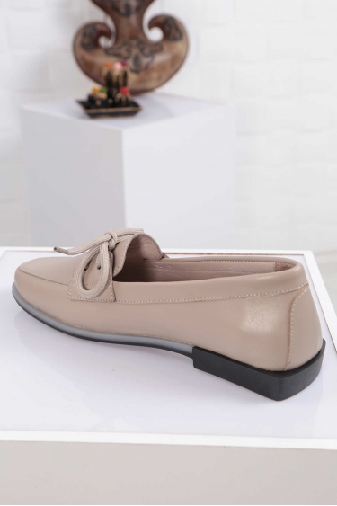 Hakiki Deri Taupe Kadın Casual Ayakkabı 212209112