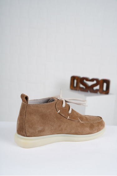 Hakiki Deri Taba Süet Kadın Kısa Bot 212209204