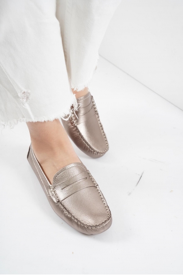 Hakiki Deri Dore Kadın Makosen Ayakkabı 221209106