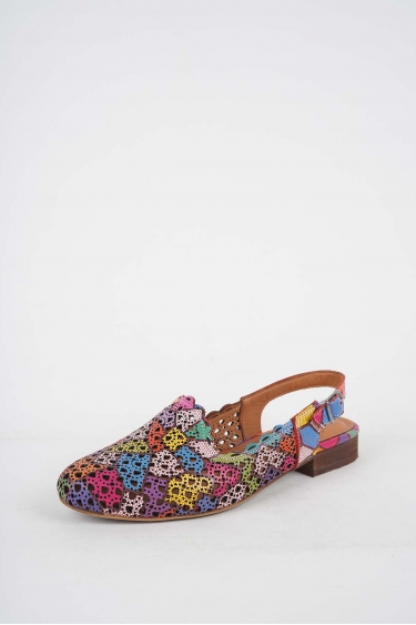 Hakiki Deri Puzzle Kadın Burun Kapalı Sandalet 251214504