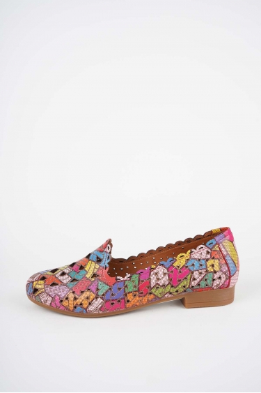 Hakiki Deri Puzzle Kadın Babet Ayakkabı 261214106