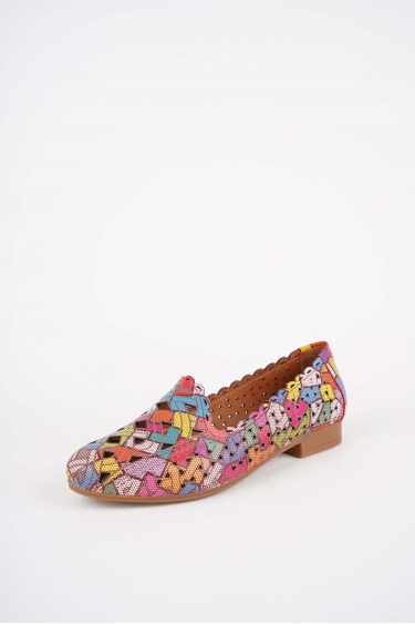 Hakiki Deri Puzzle Kadın Babet Ayakkabı 261214106