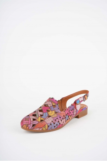 Hakiki Deri Puzzle Kadın Burun Kapalı Sandalet 261214503