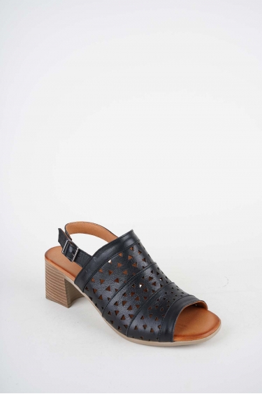 Hakiki Deri Yok Kadın Topuklu Sandalet 261215506