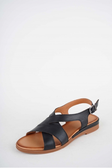 Hakiki Deri Yok Kadın Düz Sandalet 261215511