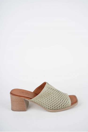 Hakiki Deri Yok Kadın Topuklu Terlik 261215601