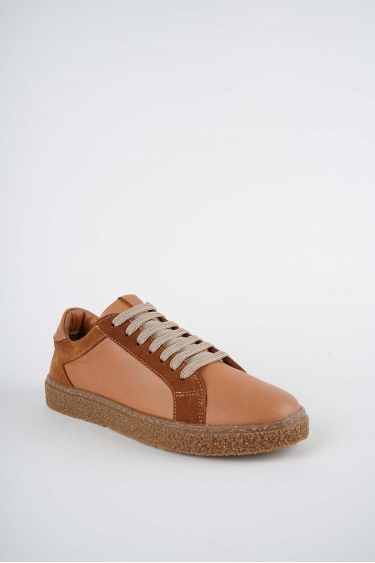 Hakiki Deri Taba-Taba Süet Kadın Spor Ayakkabı 232220102