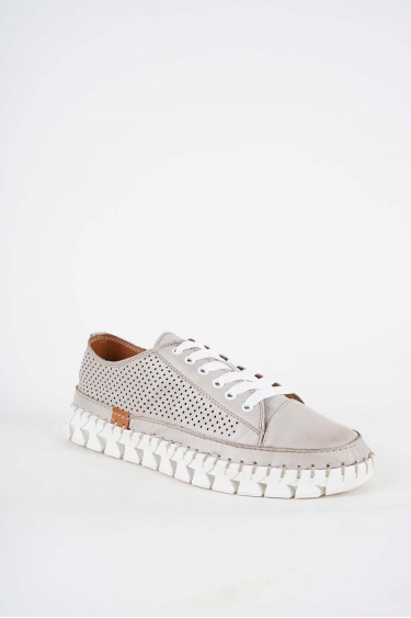 Hakiki Deri Açık Vizon Kadın Comfort Ayakkabı 251220120