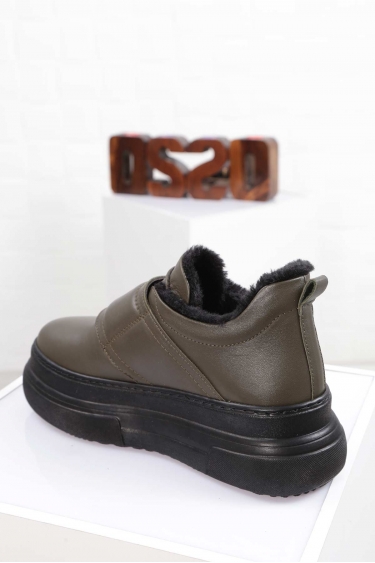 Hakiki Deri Haki Kadın Sneaker Ayakkabı 212225107