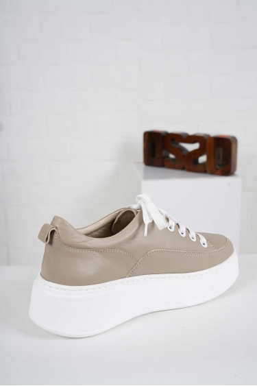 Hakiki Deri Vizon Kadın Casual Ayakkabı 241225106