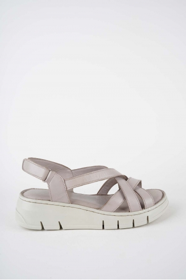 Hakiki Deri Yok Kadın Dolgu Topuklu Sandalet 261245503