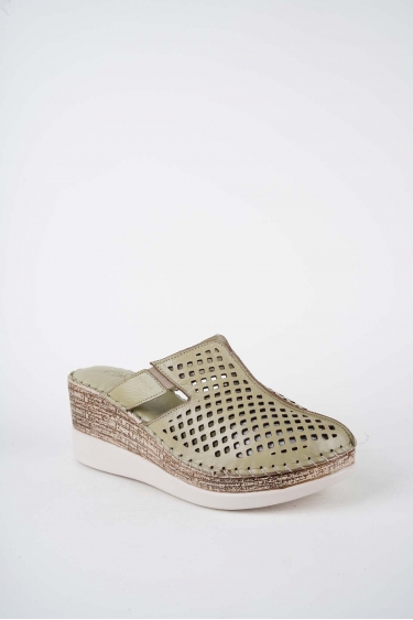 Hakiki Deri Yok Kadın Dolgu Topuklu Sabo 261245703