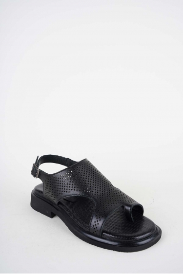 Hakiki Deri Yok Kadın Alçak Topuklu Sandalet 261504Z505