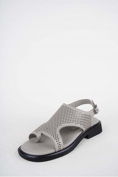 Hakiki Deri Yok Kadın Alçak Topuklu Sandalet 261504Z505