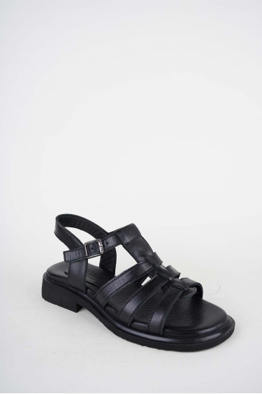 Hakiki Deri Yok Kadın Alçak Topuklu Sandalet 261504Z506