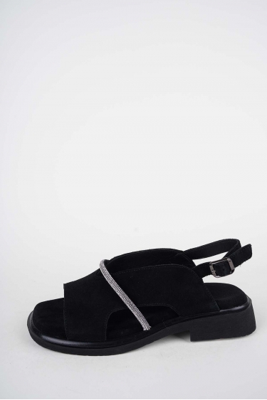 Hakiki Deri Yok Kadın Alçak Topuklu Sandalet 261504Z507