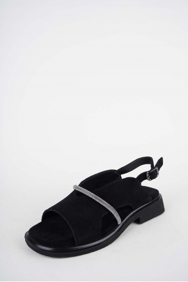 Hakiki Deri Yok Kadın Alçak Topuklu Sandalet 261504Z507