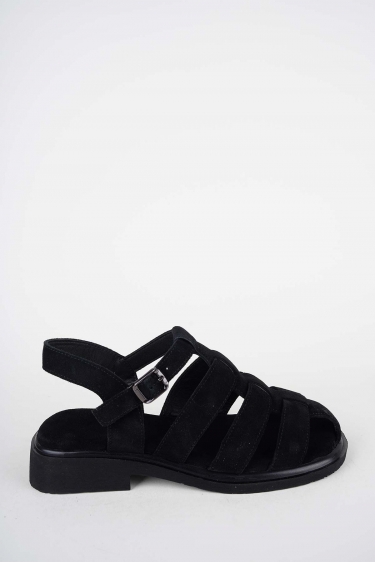 Hakiki Deri Yok Kadın Alçak Topuklu Sandalet 261504Z508