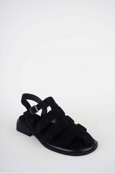 Hakiki Deri Yok Kadın Alçak Topuklu Sandalet 261504Z508