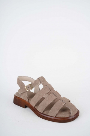 Hakiki Deri Yok Kadın Alçak Topuklu Sandalet 261504Z508