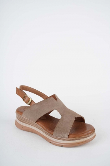 Hakiki Deri Yok Kadın Dolgu Topuklu Sandalet 261504Z509