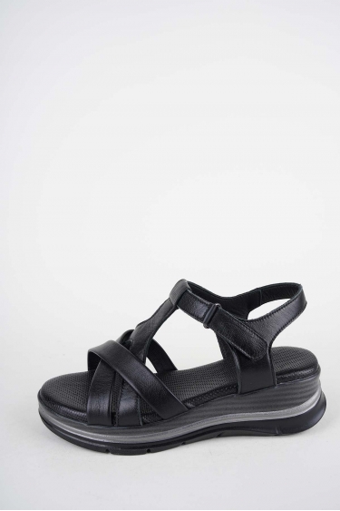 Hakiki Deri Yok Kadın Dolgu Topuklu Sandalet 261504Z511