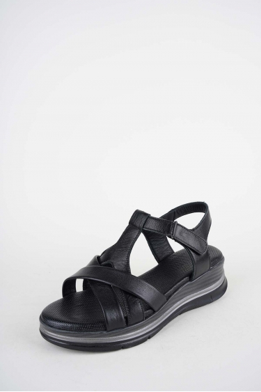 Hakiki Deri Yok Kadın Dolgu Topuklu Sandalet 261504Z511