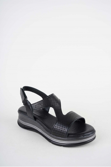 Hakiki Deri Yok Kadın Dolgu Topuklu Sandalet 261504Z512