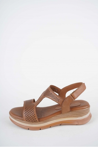 Hakiki Deri Yok Kadın Dolgu Topuklu Sandalet 261504Z512