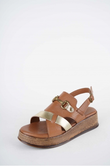 Hakiki Deri Yok Kadın Dolgu Topuklu Sandalet 261504Z513