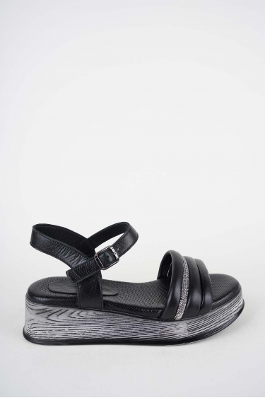 Hakiki Deri Yok Kadın Dolgu Topuklu Sandalet 261504Z514