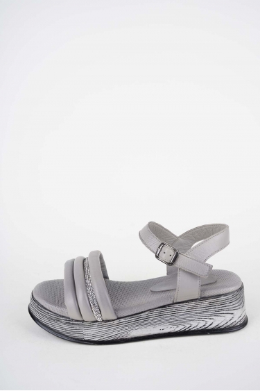 Hakiki Deri Yok Kadın Dolgu Topuklu Sandalet 261504Z514