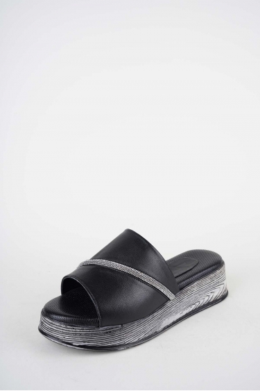 Hakiki Deri Yok Kadın Dolgu Topuklu Terlik 261504Z608