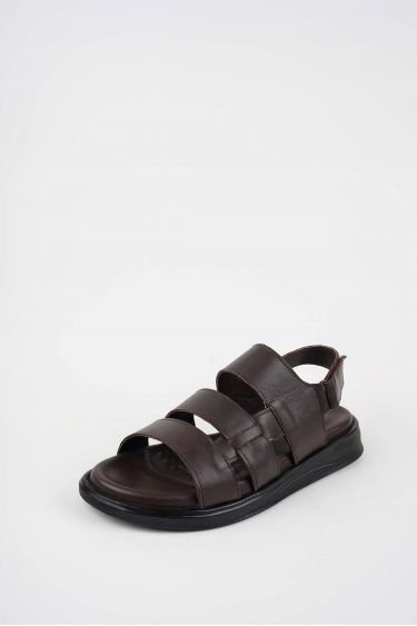Hakiki Deri Yok Erkek Comfort Sandalet 261505501