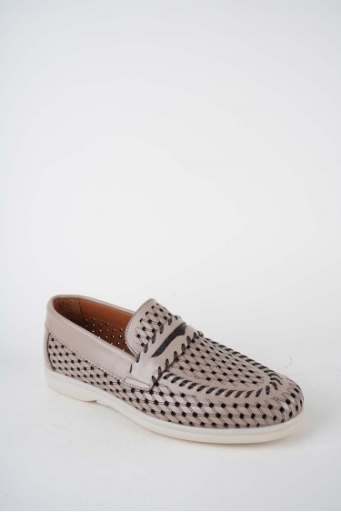 Hakiki Deri Vizon Kadın Makosen Ayakkabı 261507Z102