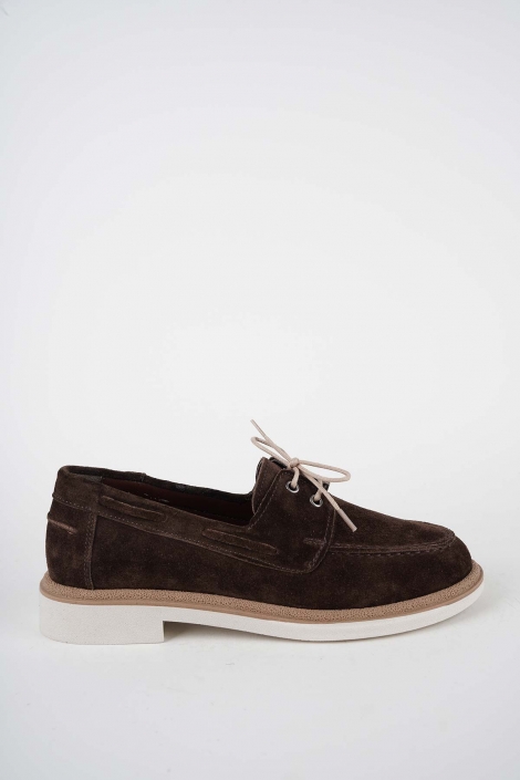 Hakiki Deri Kahve Süet Kadın Casual Ayakkabı 261108100