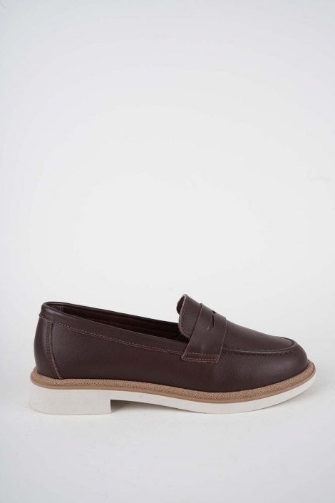 Hakiki Deri Kahve Kadın Casual Ayakkabı 261108102