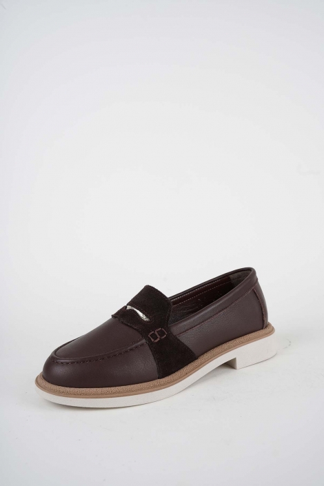 Hakiki Deri Kahve Kadın Casual Ayakkabı 261108103