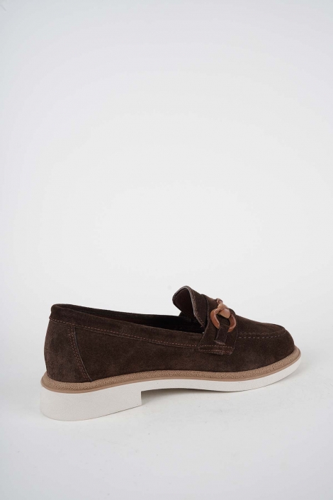 Hakiki Deri Kahve Süet Kadın Casual Ayakkabı 261108106