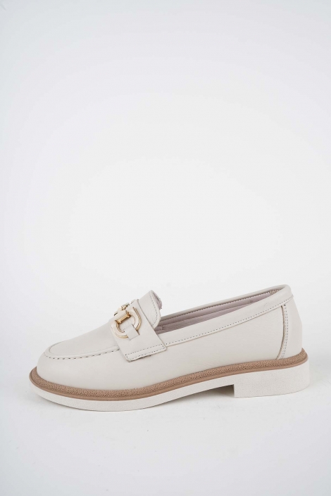 Hakiki Deri Bej Kadın Casual Ayakkabı 261108107