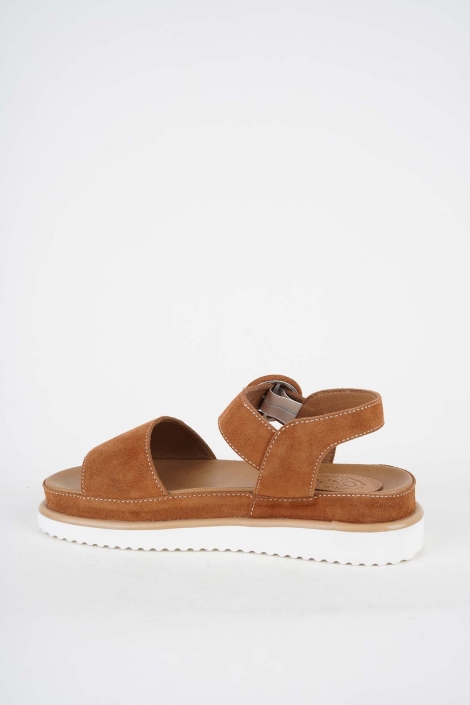 Hakiki Deri Tütün Süet Kadın Casual Sandalet 251111505