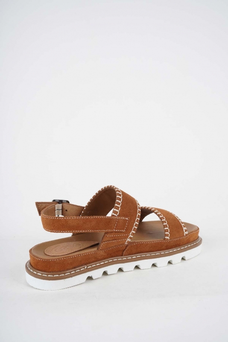 Hakiki Deri Tütün Süet Kadın Casual Sandalet 251111507