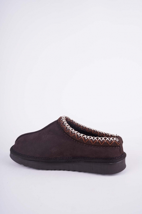 Kürklü Kahve Kadın Doubleface Ayakkabı 252124104