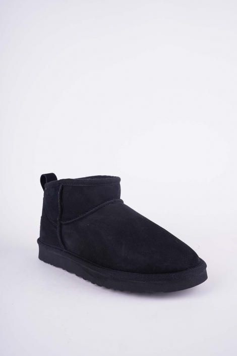 Kürklü Siyah Kadın Doubleface Bot 252124211