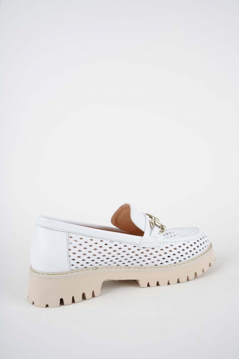 Hakiki Deri Beyaz Kadın Casual Ayakkabı 261134102