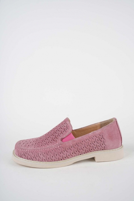 Hakiki Deri Pembe Kadın Casual Ayakkabı 261134103