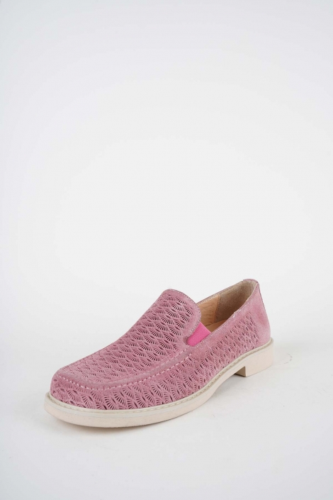 Hakiki Deri Pembe Kadın Casual Ayakkabı 261134103