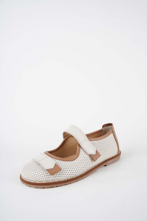 Hakiki Deri Bej Kadın Casual Ayakkabı 261135100