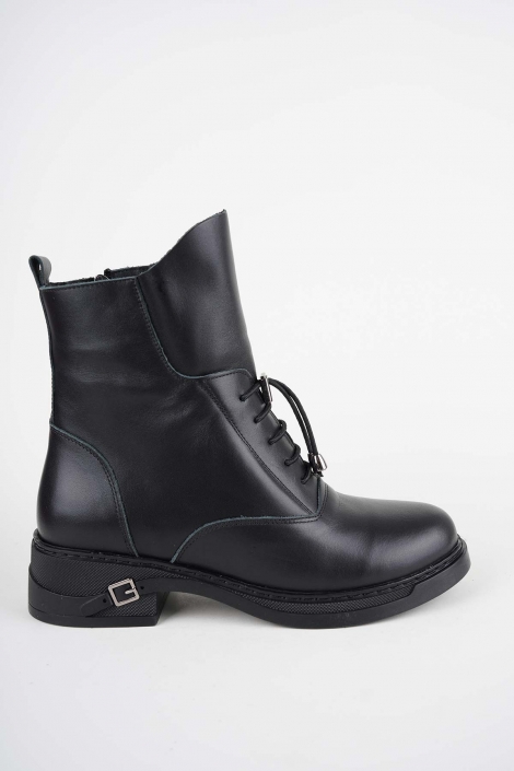 Hakiki Deri Siyah Kadın Casual Bot 252136206