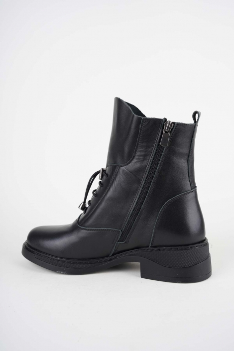 Hakiki Deri Siyah Kadın Casual Bot 252136206